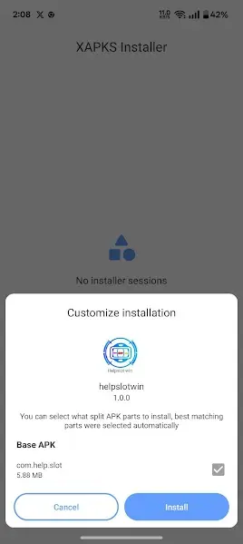 Screenshot of HelpSlotWin Casino